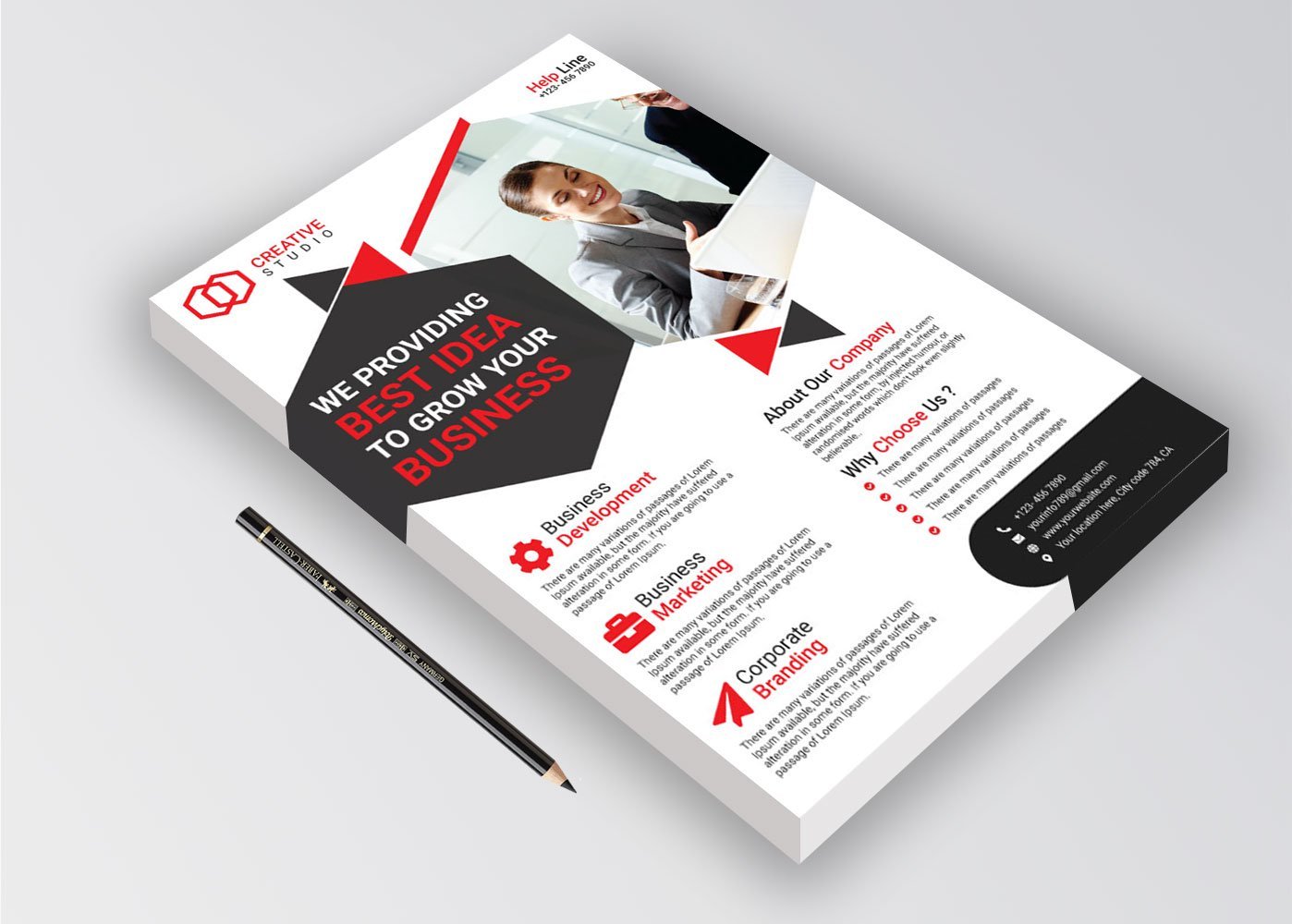 Kit Graphique #101700 Corporate Flyer Divers Modles Web - Logo template Preview