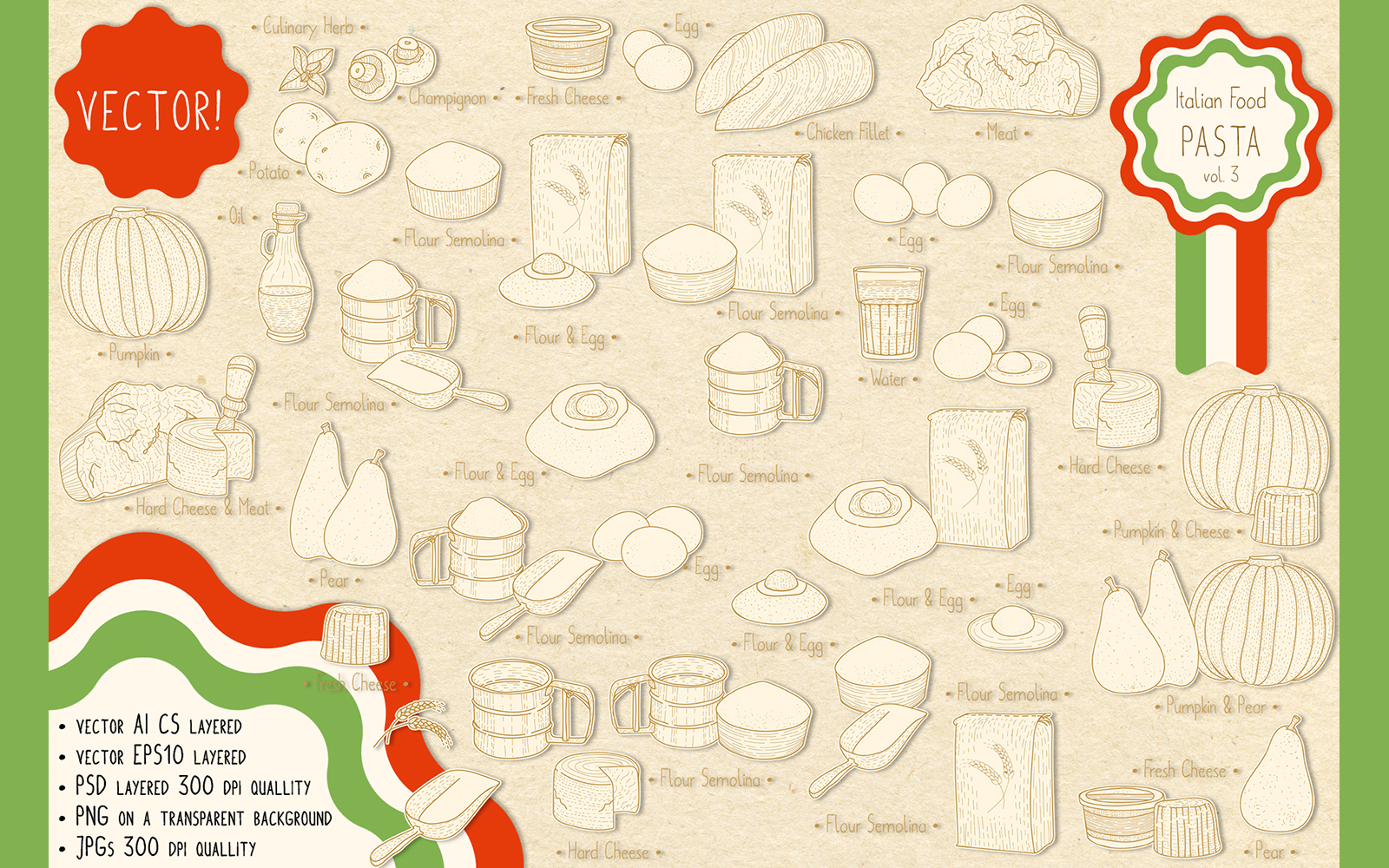 Kit Graphique #101756 Oeuf Flour Web Design - Logo template Preview