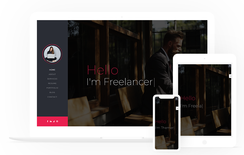 CV/Resume Landing Page Template