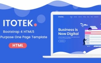 Multipurpose Bootstrap 4 HTML 5 Landing Page Template