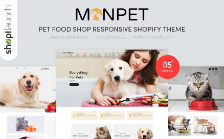 Monpet - Pet Food Shop Responsive Shopify Theme