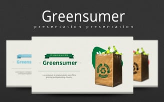 Greensumer PowerPoint template