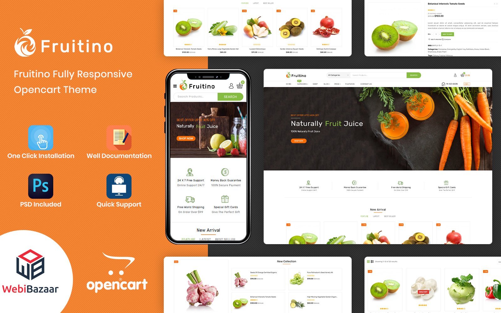 Template #101926 Grocery Store Webdesign Template - Logo template Preview