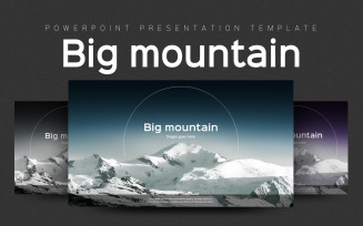 Big Mountain PowerPoint template