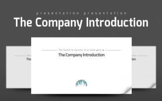 The Company Introduction PowerPoint template