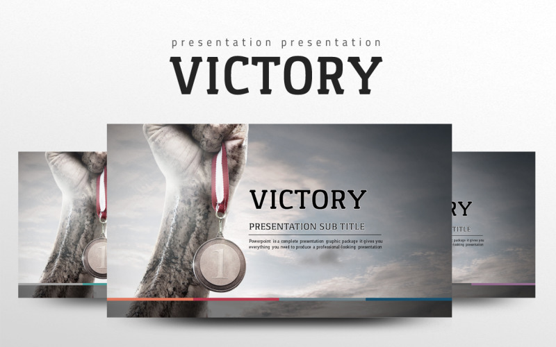 Victory PowerPoint template PowerPoint Template
