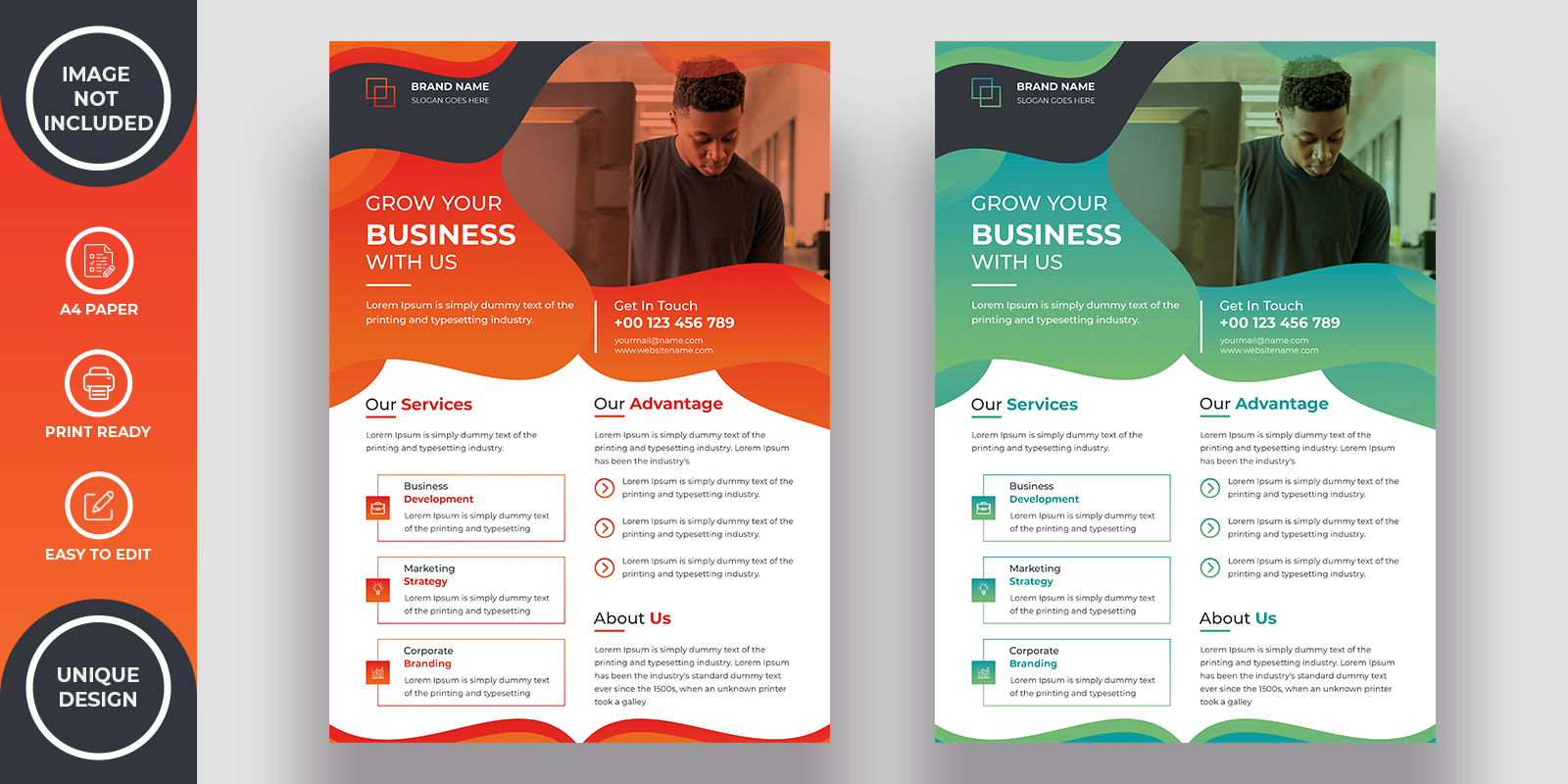 Kit Graphique #102030 Annonce Agence Web Design - Logo template Preview