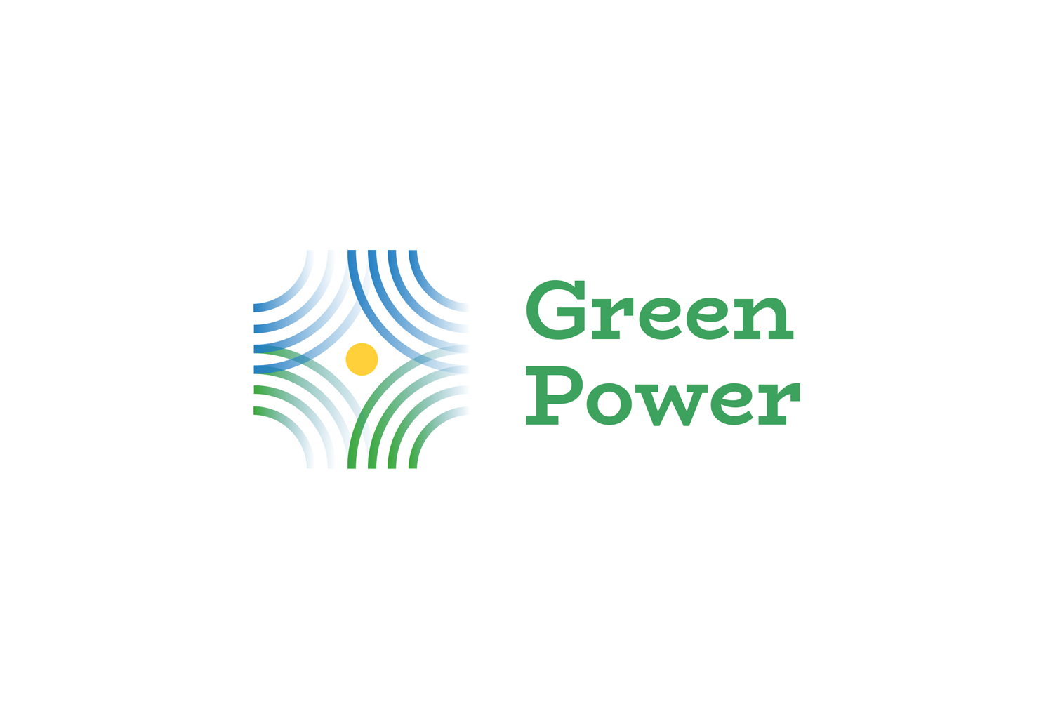 Green Power Logo Template