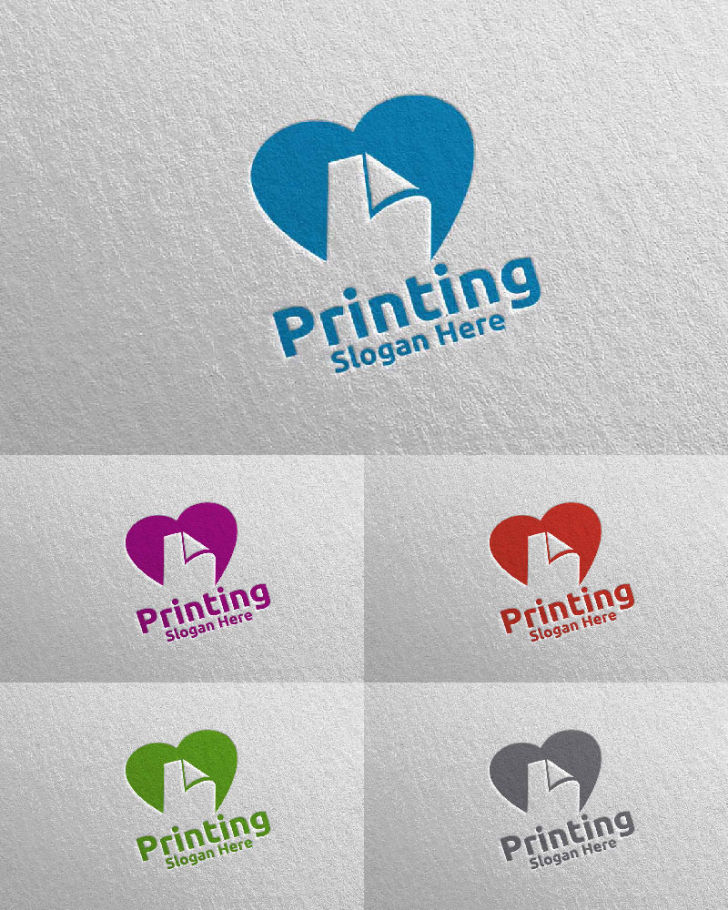 Template #102120 Logo Printing Webdesign Template - Logo template Preview