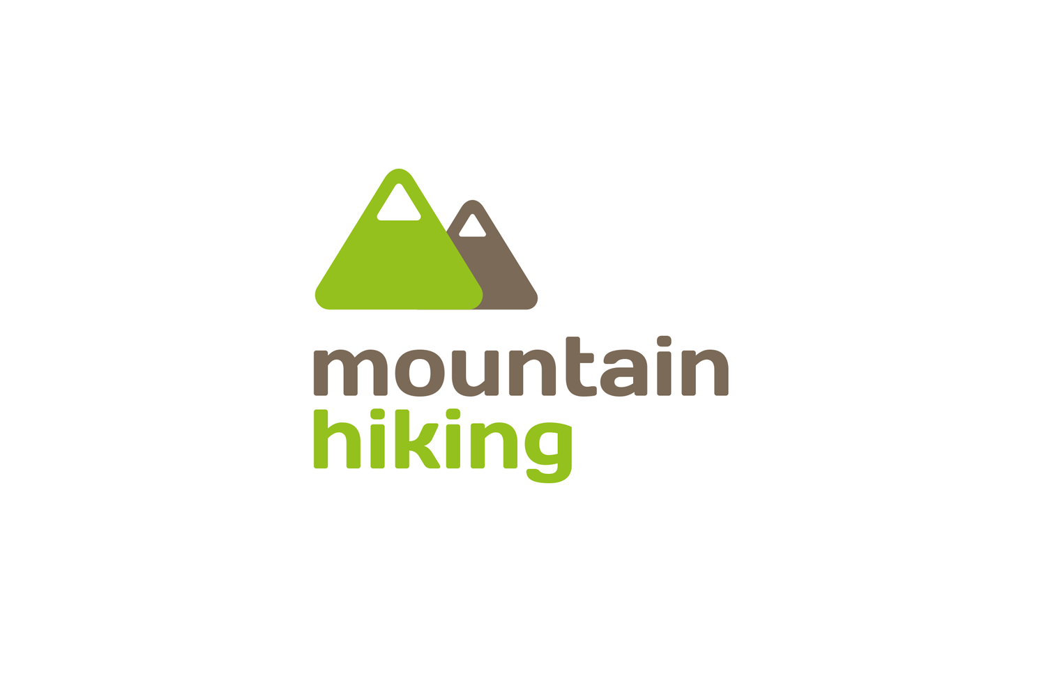 Mountain Hiking Logo Template