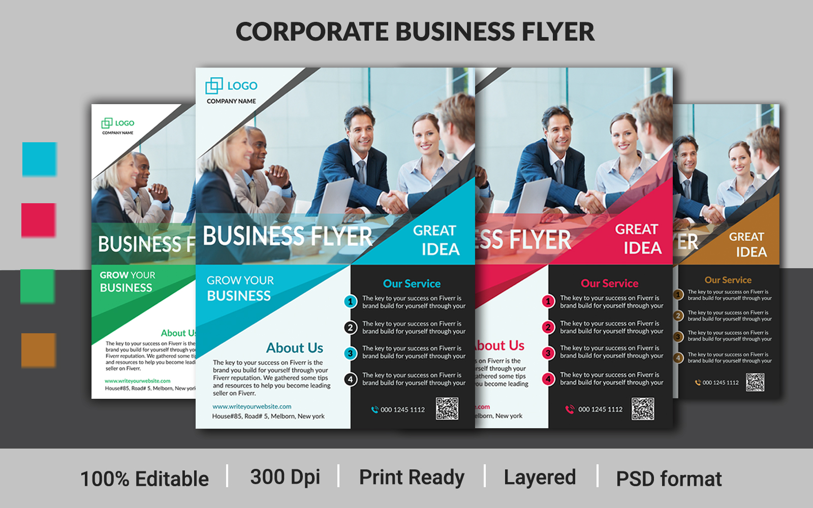 Kit Graphique #102160 Entreprise Business Web Design - Logo template Preview