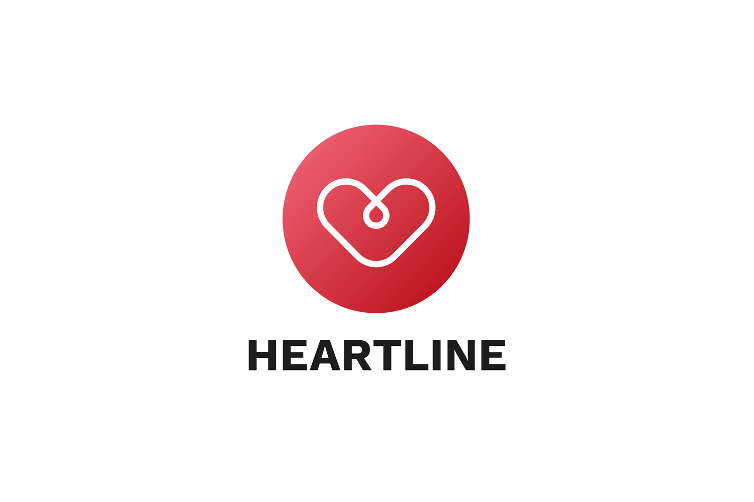 Heartline Logo Template