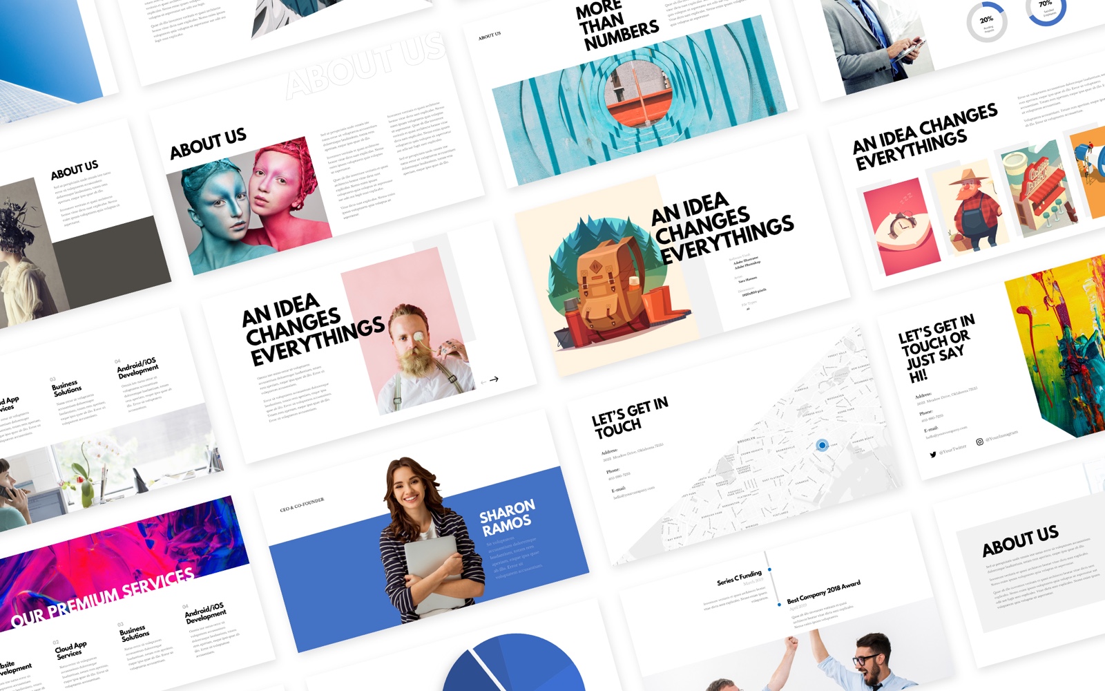 Creative Simple Presentation Keynote Template