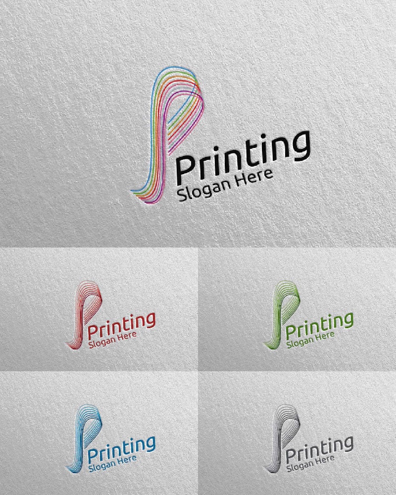 Kit Graphique #102209 Letter P Divers Modles Web - Logo template Preview