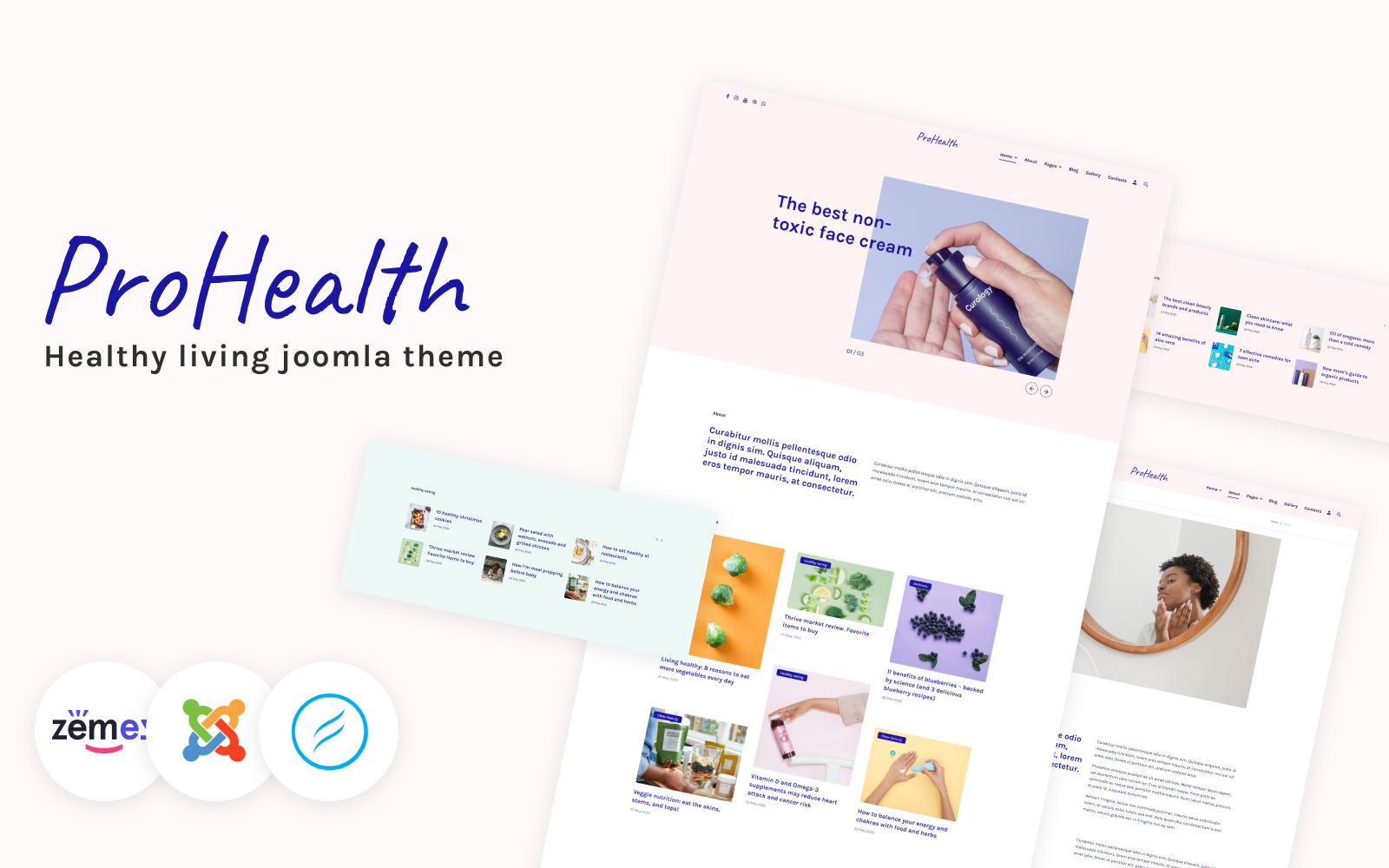 ProHealth - Life Coach Multipage Creative Joomla Template