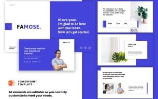 Corporate Startup - Clean Powerpoint PowerPoint template