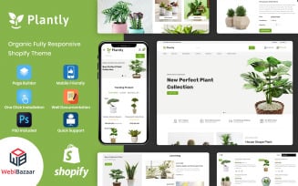 Plantly - Garden Furniture Responsive Shopify Template Shopify Theme