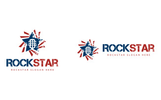 Rock Star Logo Template