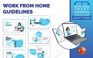 Work From Home Guidelines PPT PowerPoint template