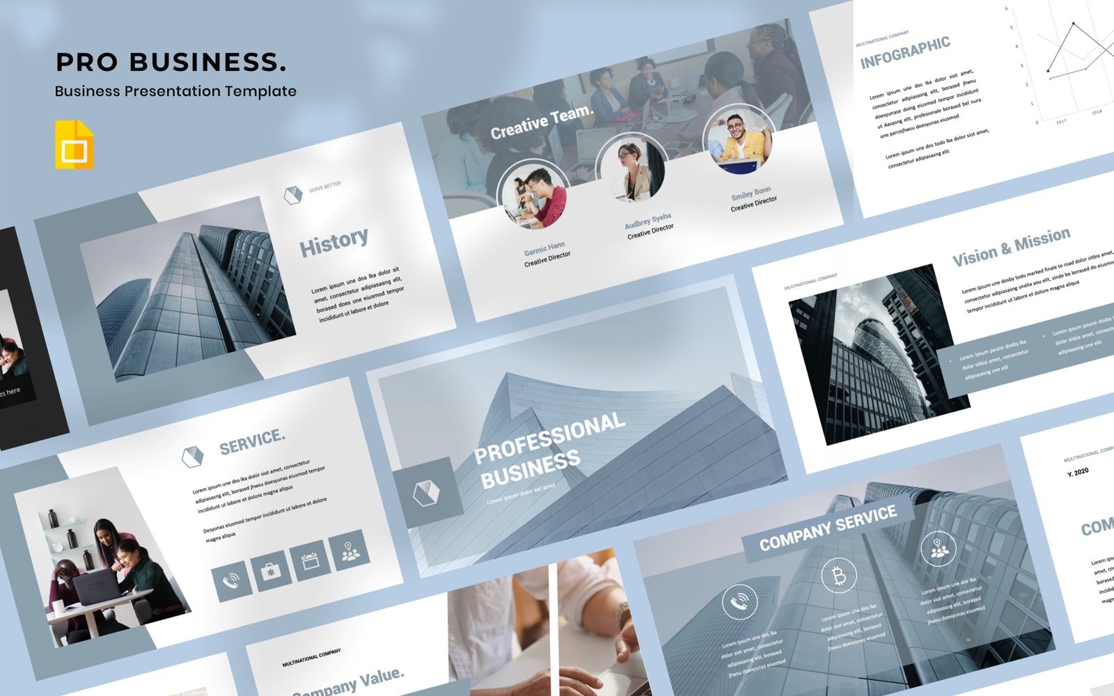 Kit Graphique #102303 Presentation Business Divers Modles Web - Logo template Preview