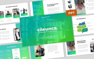 Cileunca - Creative Business Google Slides Template PowerPoint template