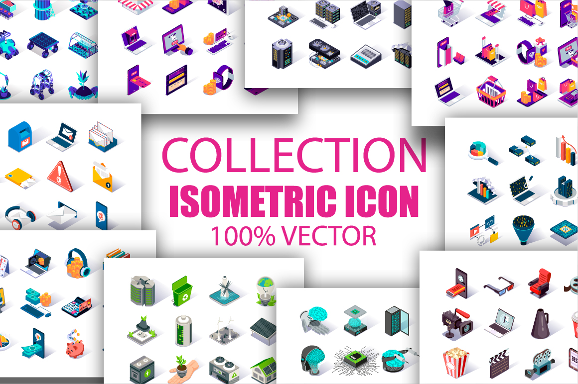 Kit Graphique #102516 Isometry 3d Web Design - Logo template Preview