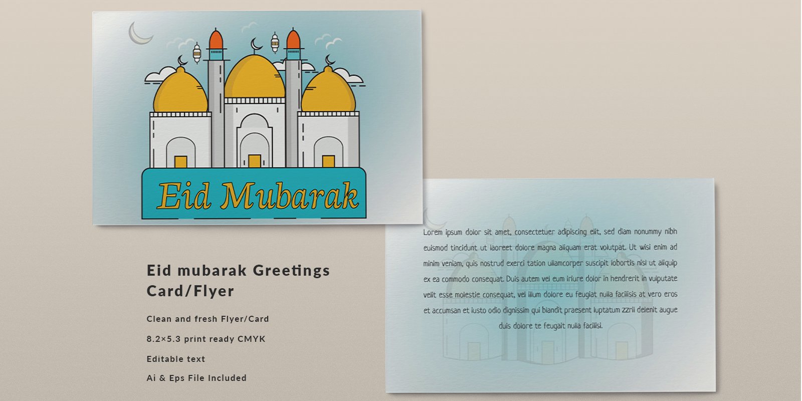 Kit Graphique #102589 Eidgreetingcard Eidposter Divers Modles Web - Logo template Preview