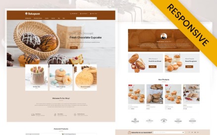 Bakequeen - Bakery Store PrestaShop Theme