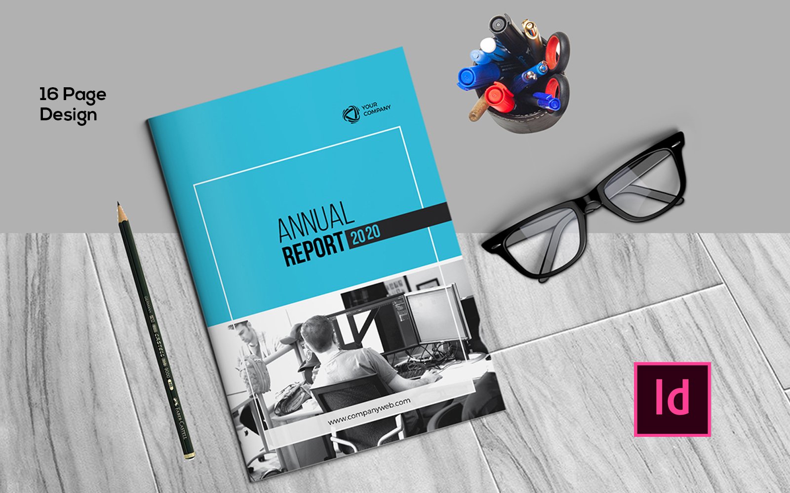 Kit Graphique #102693 Annualreport Report Divers Modles Web - Logo template Preview