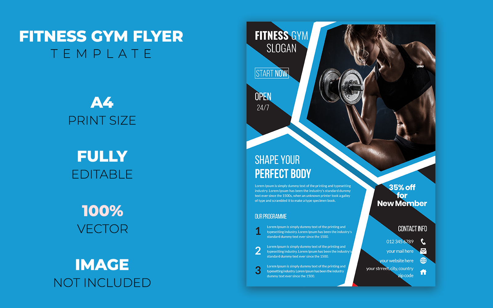 Kit Graphique #102694 Gym Fitness Divers Modles Web - Logo template Preview