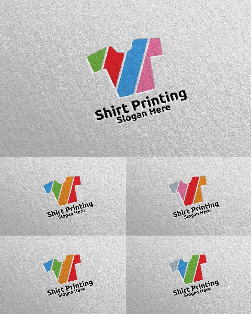 Template #102732 Shirt Logo Webdesign Template - Logo template Preview