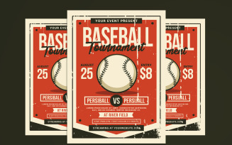 Baseball Tournament Flyer - Corporate Identity Template