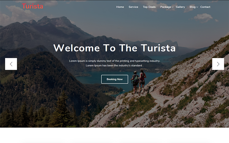 Motyw WordPress Turista - Tour and Travel Agency #102710