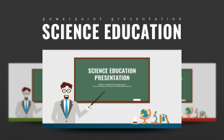 Science Education Presentation PowerPoint template