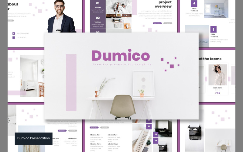 Dumico PowerPoint template PowerPoint Template