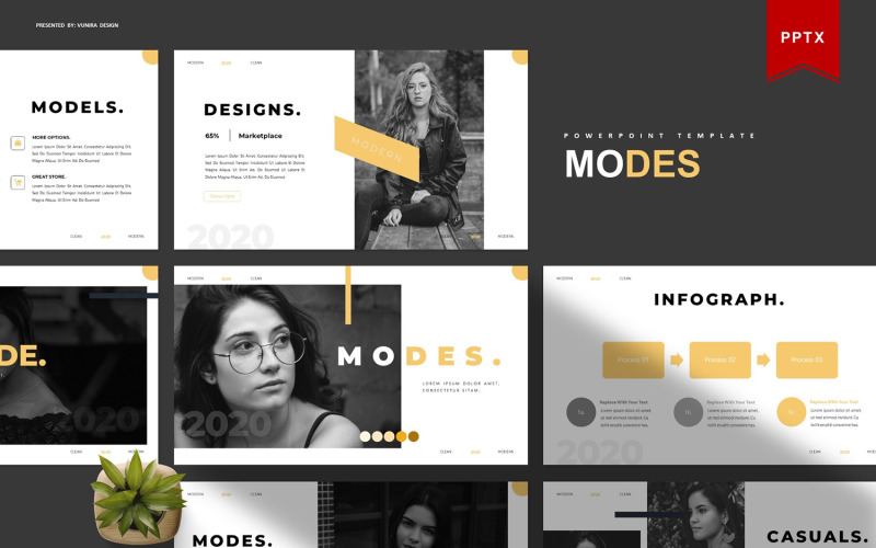 Modes | PowerPoint template PowerPoint Template