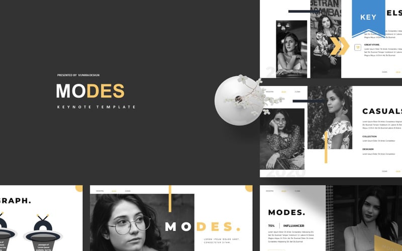 Modes - Keynote template Keynote Template