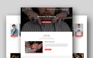 Shaven - Barber shop html Landing Page Template