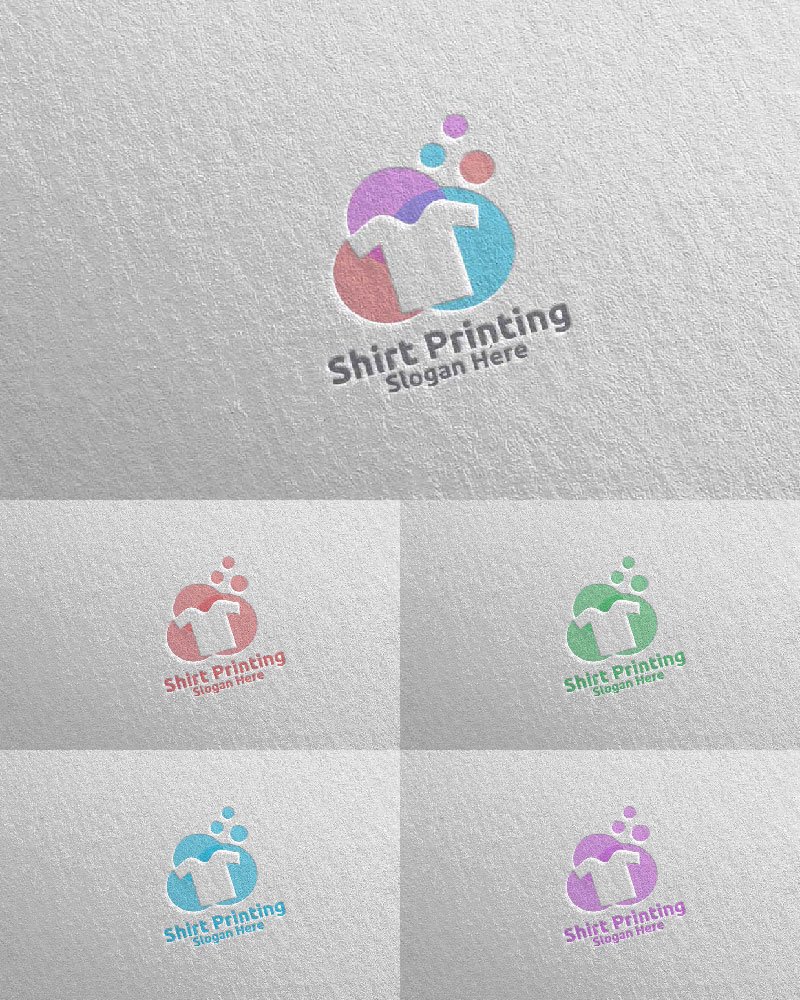 Template #102950 Shirt Logo Webdesign Template - Logo template Preview