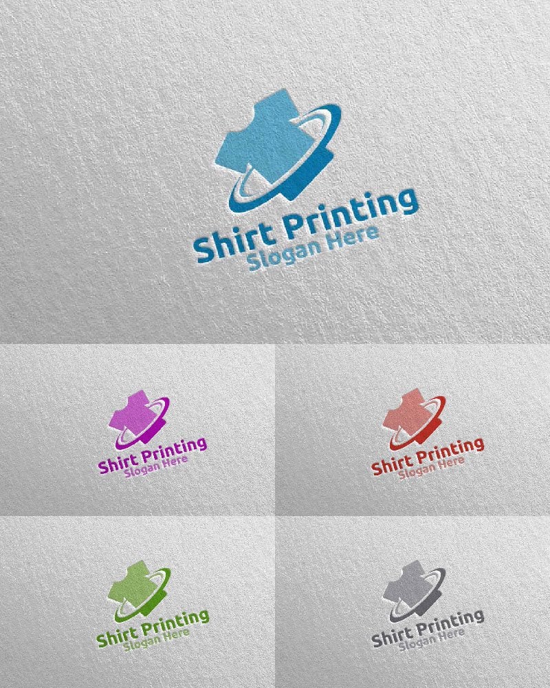 Template #102951 Shirt Logo Webdesign Template - Logo template Preview