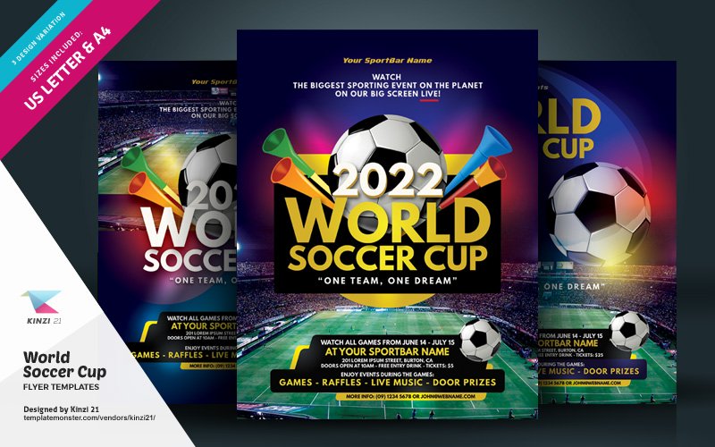 Template #102962 Cup Soccer Webdesign Template - Logo template Preview