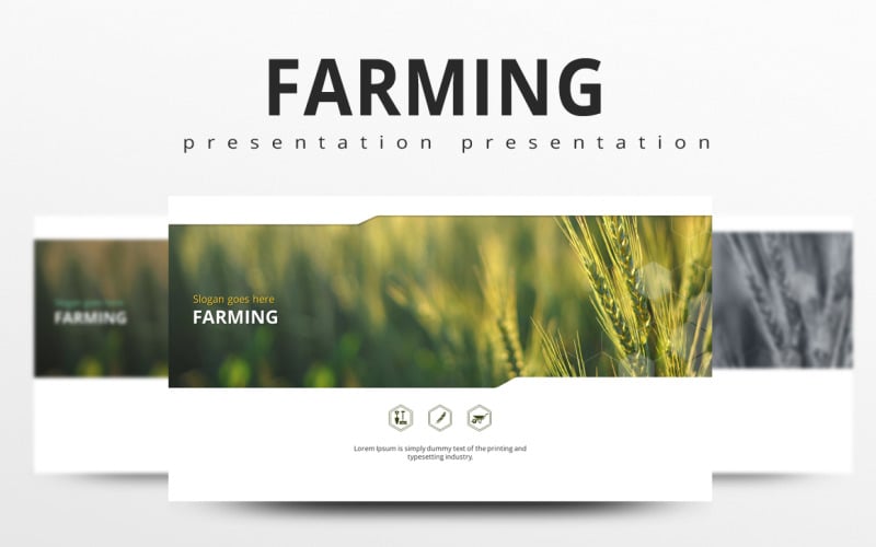 Farming PowerPoint template PowerPoint Template