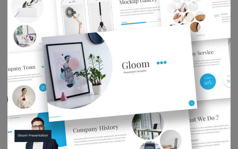 Gloom PowerPoint template PowerPoint Template