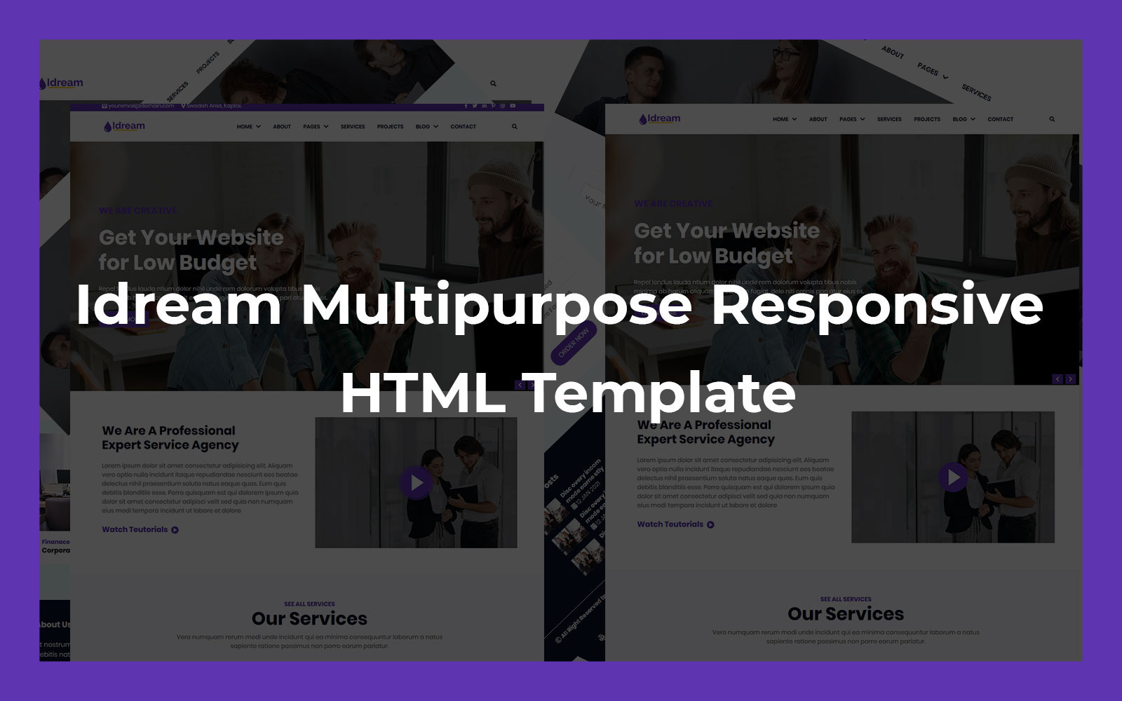 Idream - Multipurpose Responsive HTML Website Template