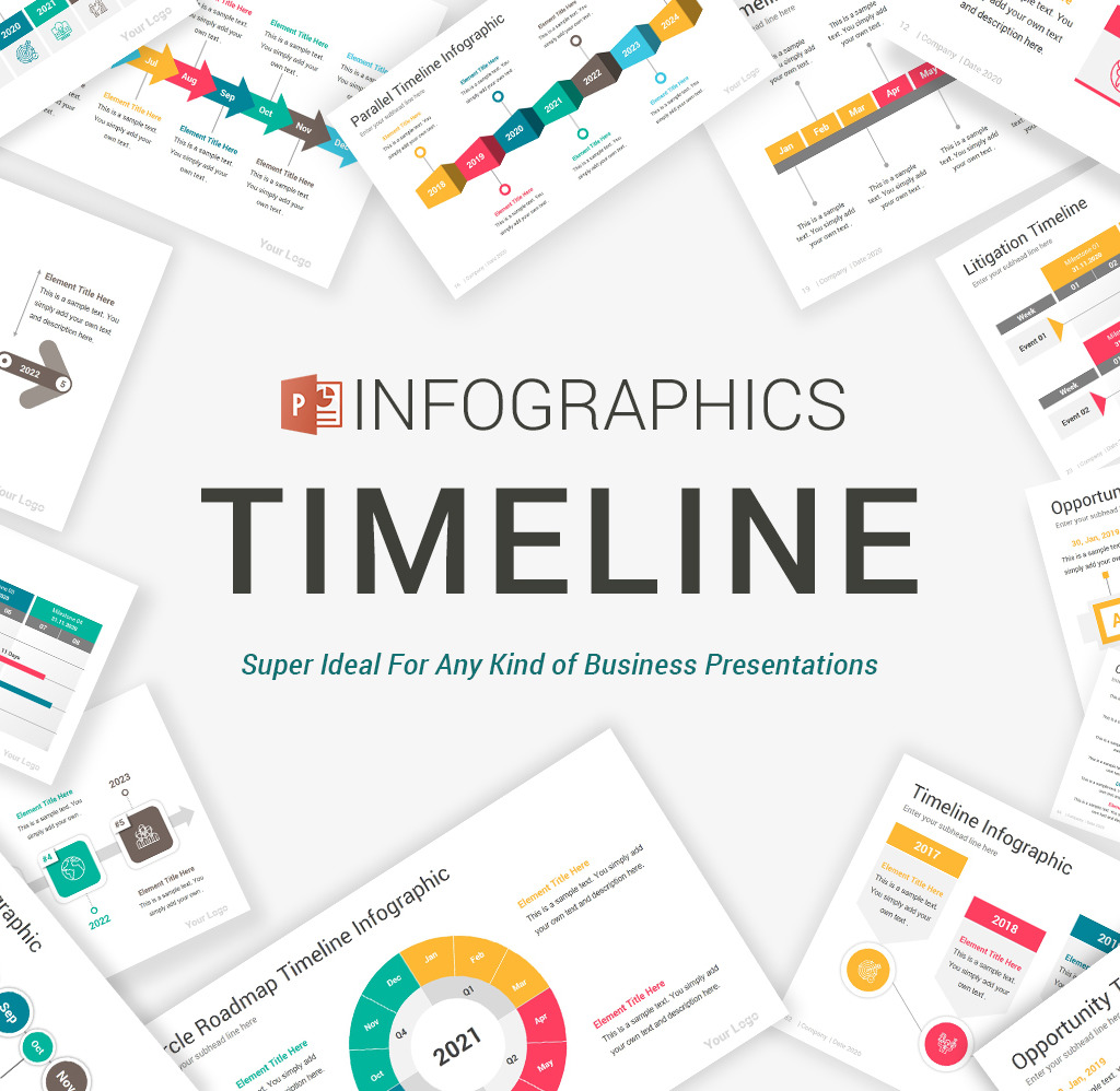 Timeline Infographics PowerPoint Template #103072