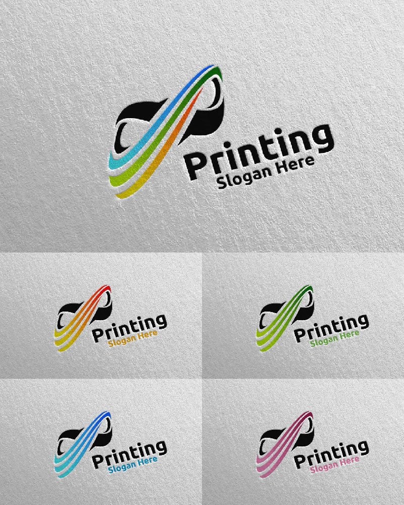 Template #103175 Printing Media Webdesign Template - Logo template Preview