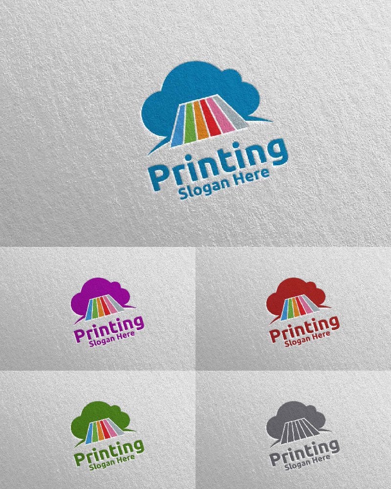 Template #103183 Logo Printing Webdesign Template - Logo template Preview