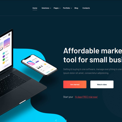WordPress шаблон "Targify - Marketing Automation SAAS" #103143