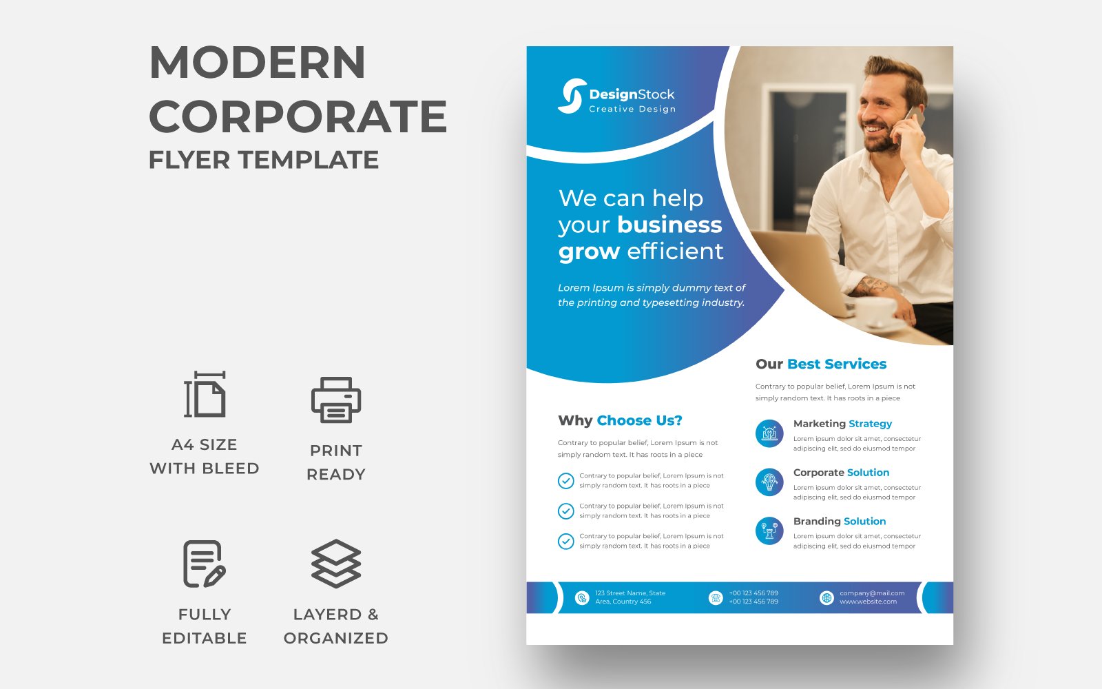 Kit Graphique #103232 Abstrait Prospectus Web Design - Logo template Preview