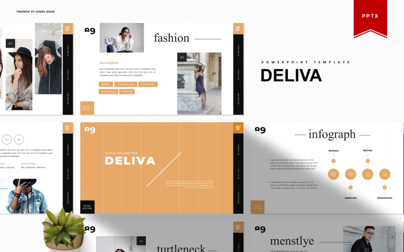 Deliva | PowerPoint template PowerPoint Template